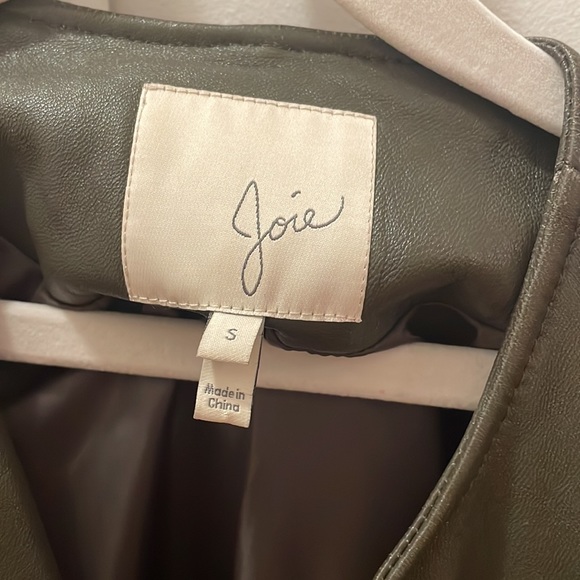 Joie Green Leather Jacket - Picture 5 of 7